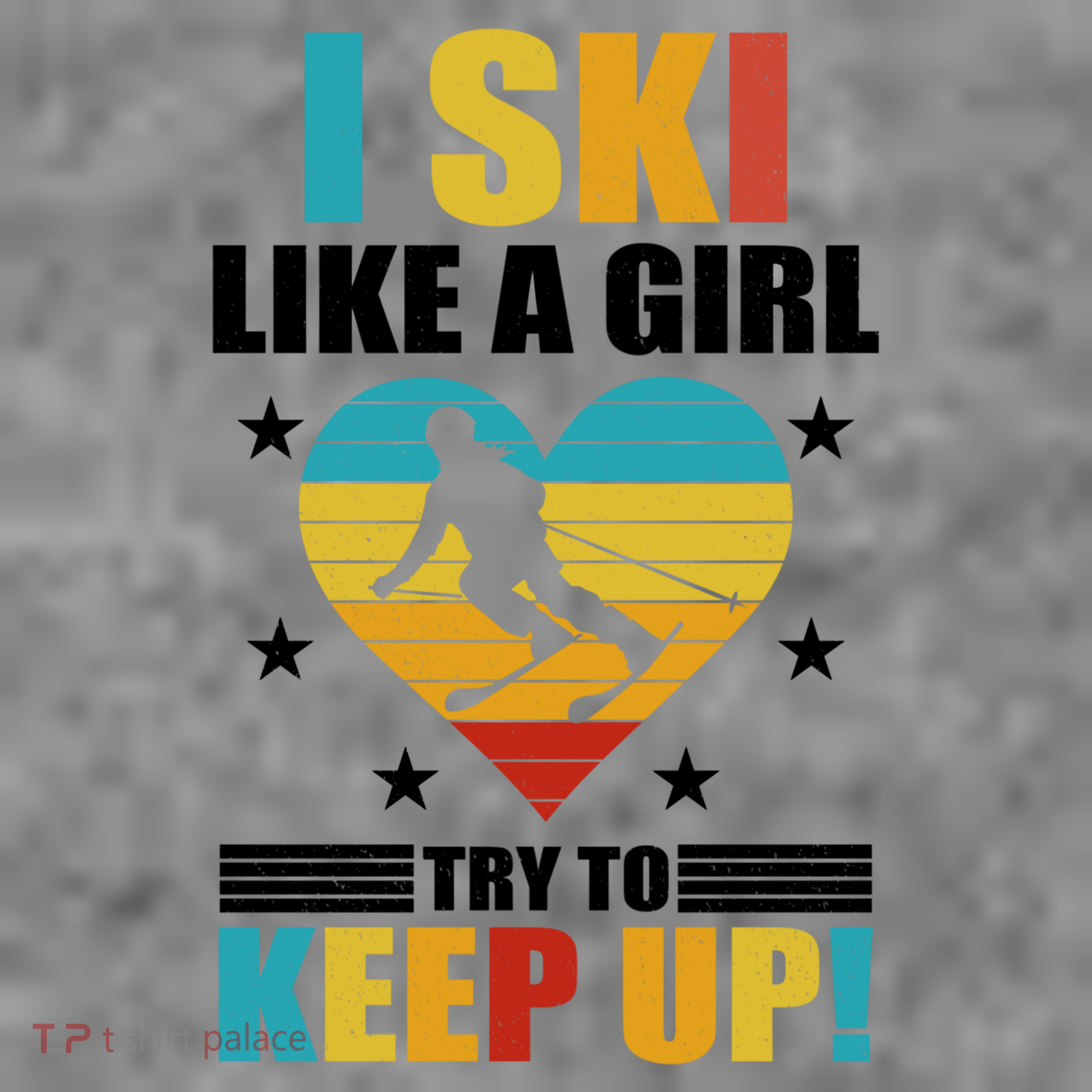 I Ski Like A Try To Keep Up Cross Country Skiing Winter Gift Toddler Hoodie