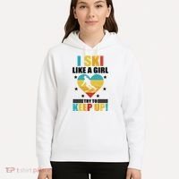 I Ski Like A Try To Keep Up Cross Country Skiing Winter Gift Hoodie thumb 5