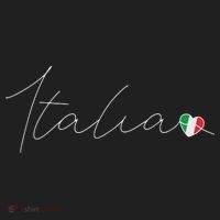 Italia Simple Love Italian Flag Heart On Italy Women's Sweatshirt thumb 2