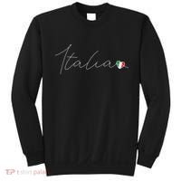 Italia Simple Love Italian Flag Heart On Italy Sweatshirt thumb 0