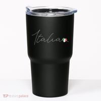 Italia Simple Love Italian Flag Heart On Italy Tumbler thumb 0