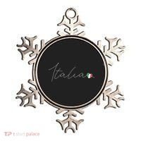 Italia Simple Love Italian Flag Heart On Italy Ornament thumb 0