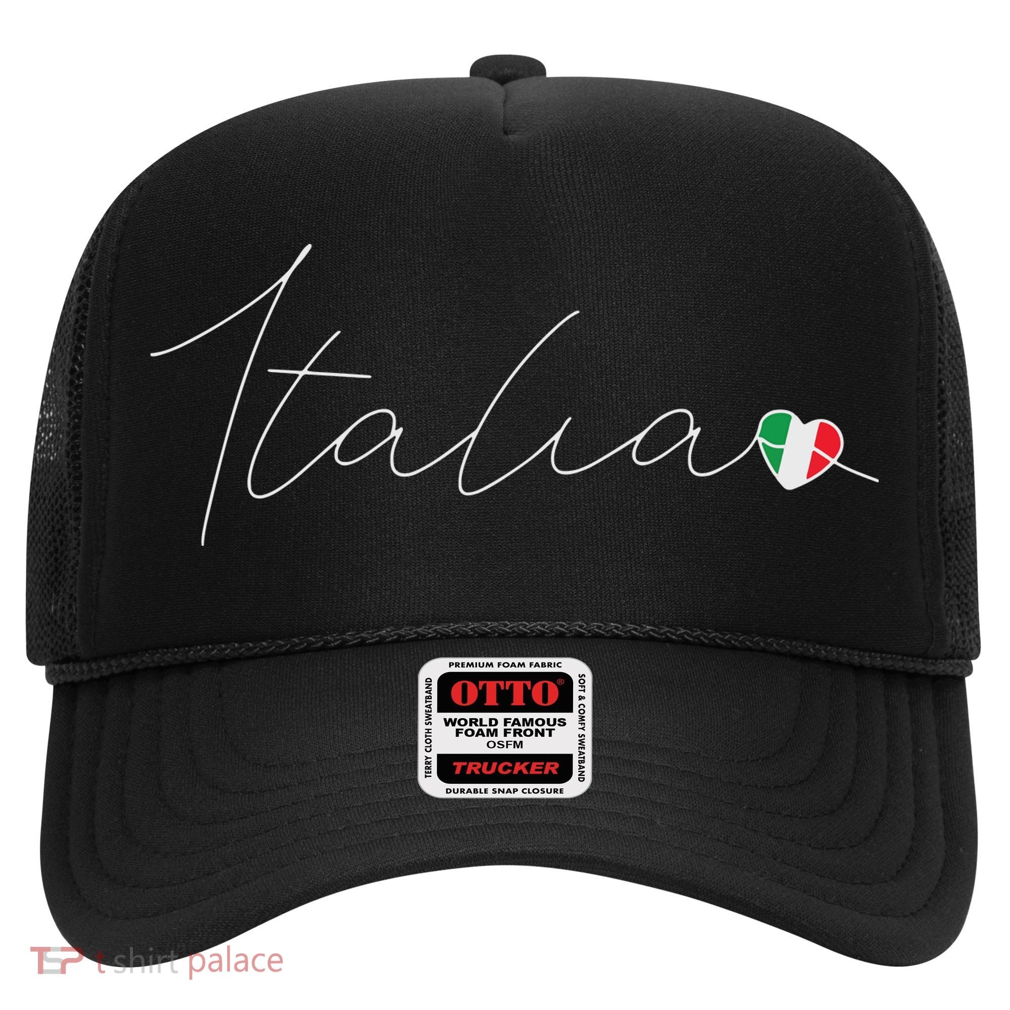 Italia Simple Love Italian Flag Heart On Italy Hat