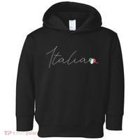 Italia Simple Love Italian Flag Heart On Italy Toddler Hoodie thumb 0