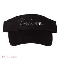 Italia Simple Love Italian Flag Heart On Italy Visor thumb 0