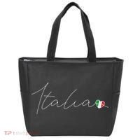 Italia Simple Love Italian Flag Heart On Italy Tote Bag thumb 0