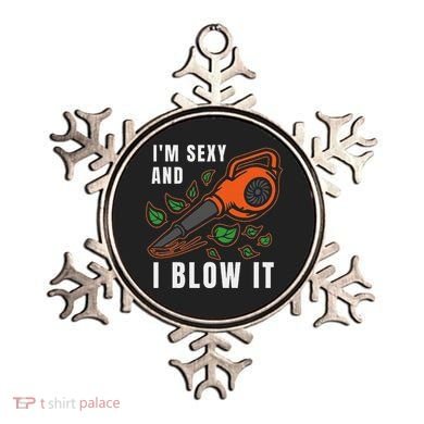 IM Sexy Leaf Blowing Blower Quote Humor Joke Yard Garden Ornament
