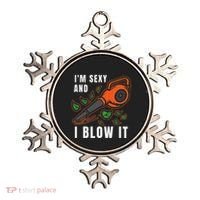 IM Sexy Leaf Blowing Blower Quote Humor Joke Yard Garden Ornament thumb 0