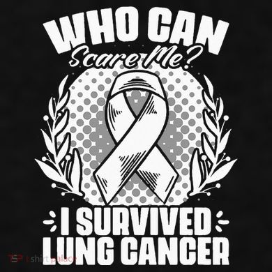 I Survived Lung Cancer Warrior Support Lung Cancer Survivor Ladies PosiCharge Tri-Blend Wicking Tank