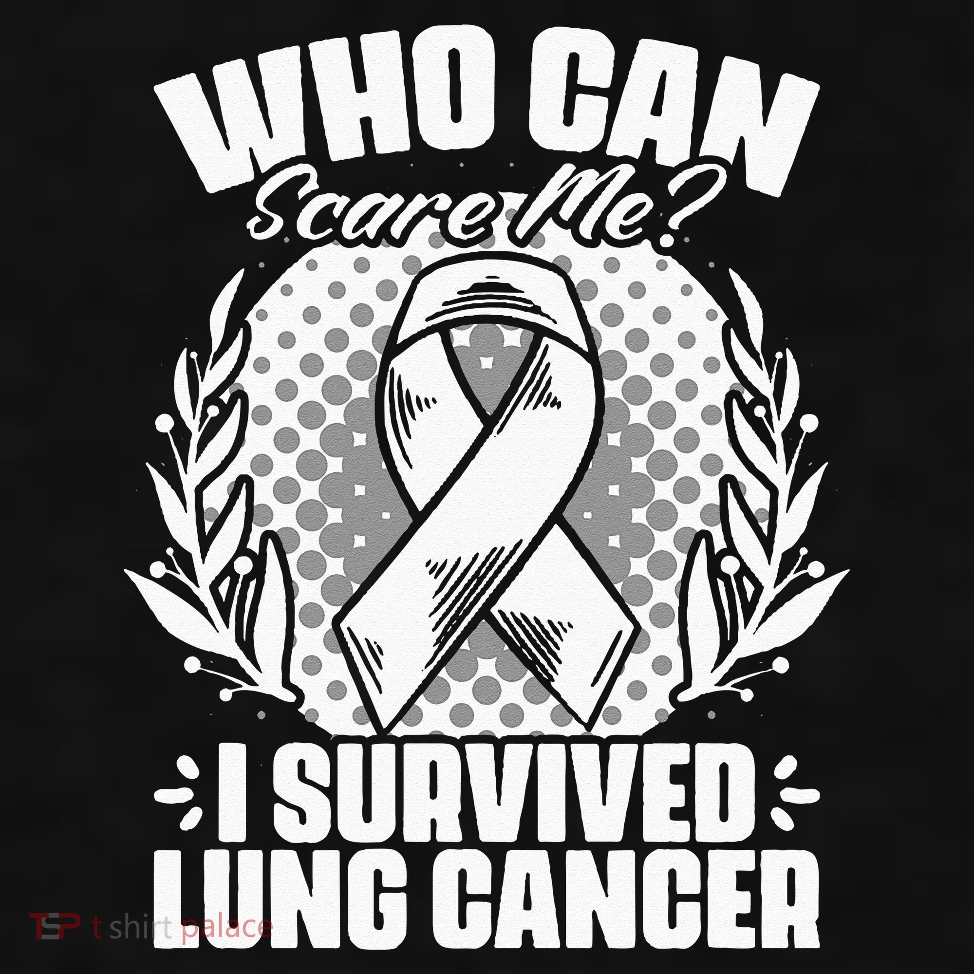 I Survived Lung Cancer Warrior Support Lung Cancer Survivor Ladies PosiCharge Tri-Blend Wicking Tank