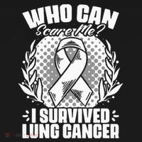 I Survived Lung Cancer Warrior Support Lung Cancer Survivor USA-Made Doggie Bandana thumb 2