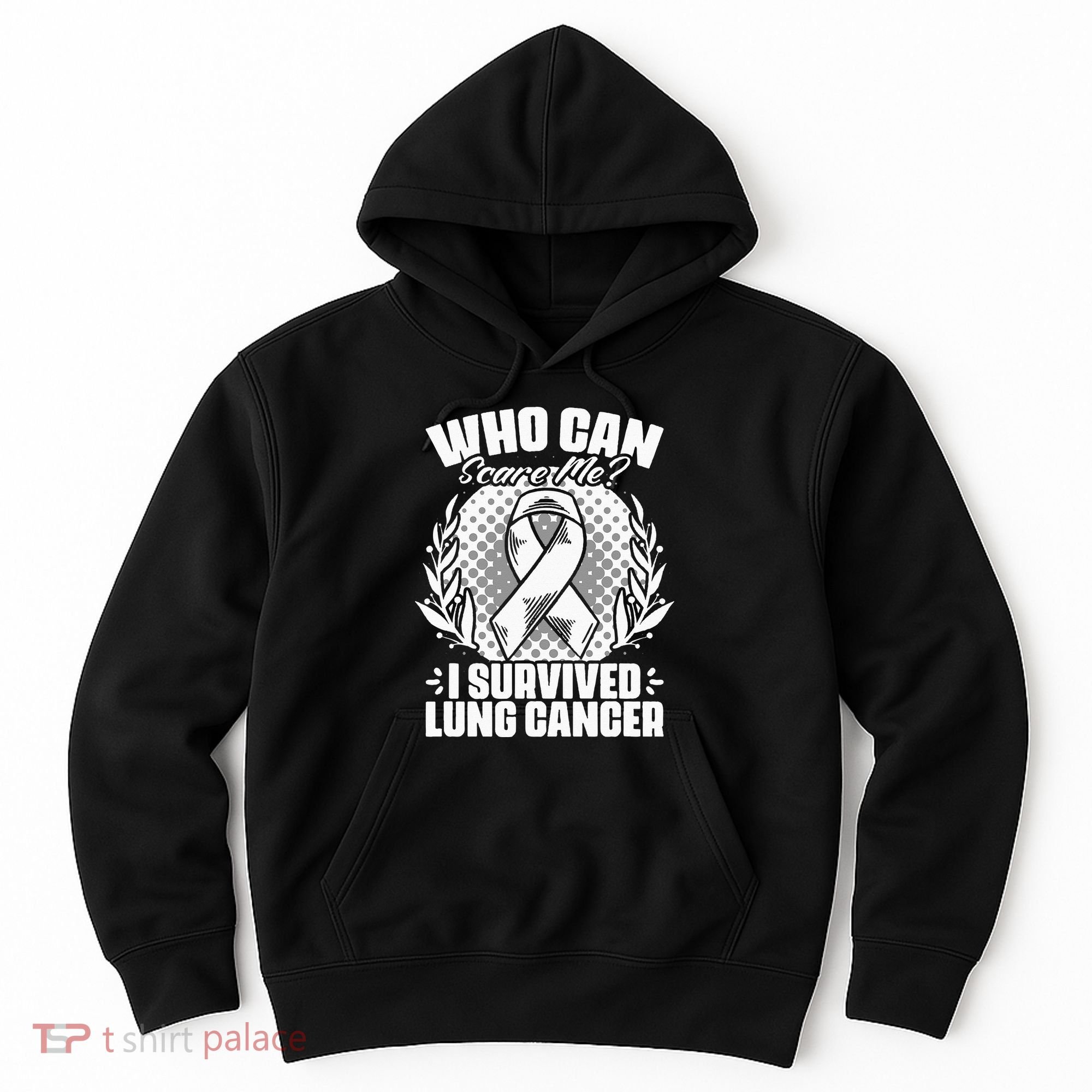 I Survived Lung Cancer Warrior Support Lung Cancer Survivor Hoodie