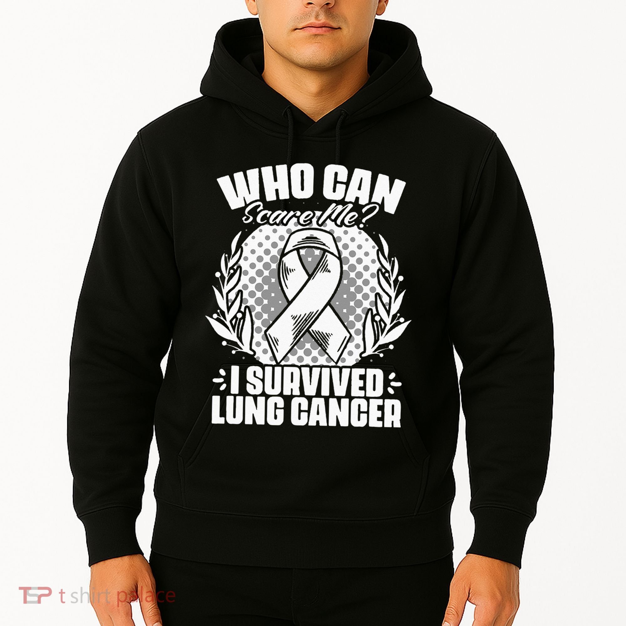 I Survived Lung Cancer Warrior Support Lung Cancer Survivor Hoodie
