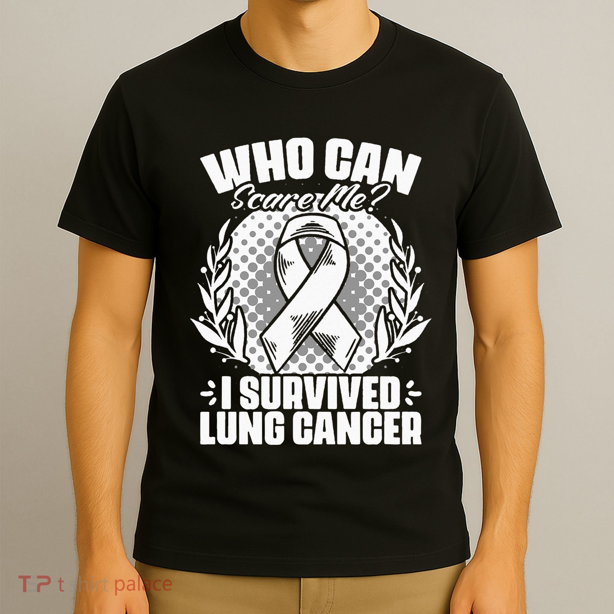 I Survived Lung Cancer Warrior Support Lung Cancer Survivor T-Shirt