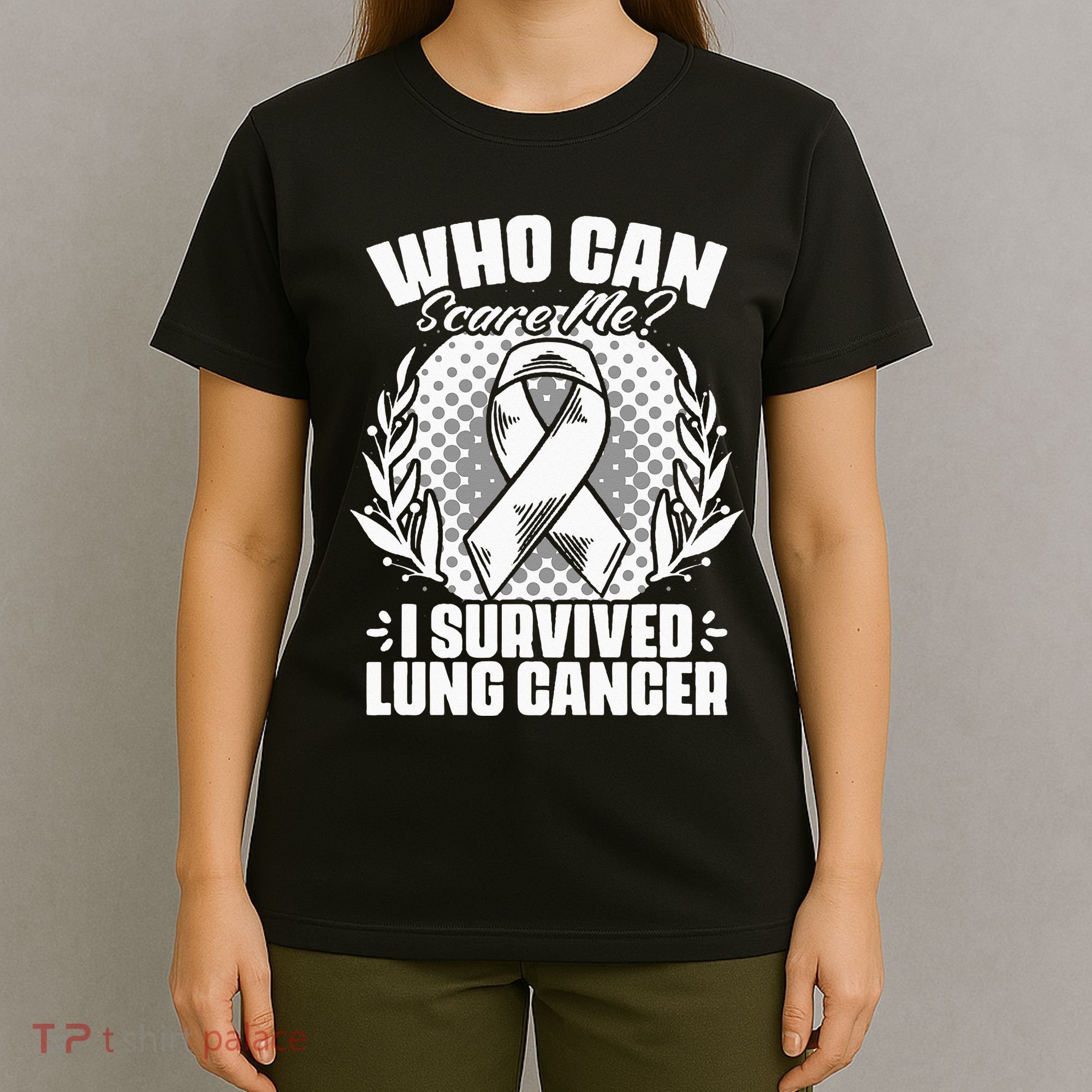 I Survived Lung Cancer Warrior Support Lung Cancer Survivor T-Shirt