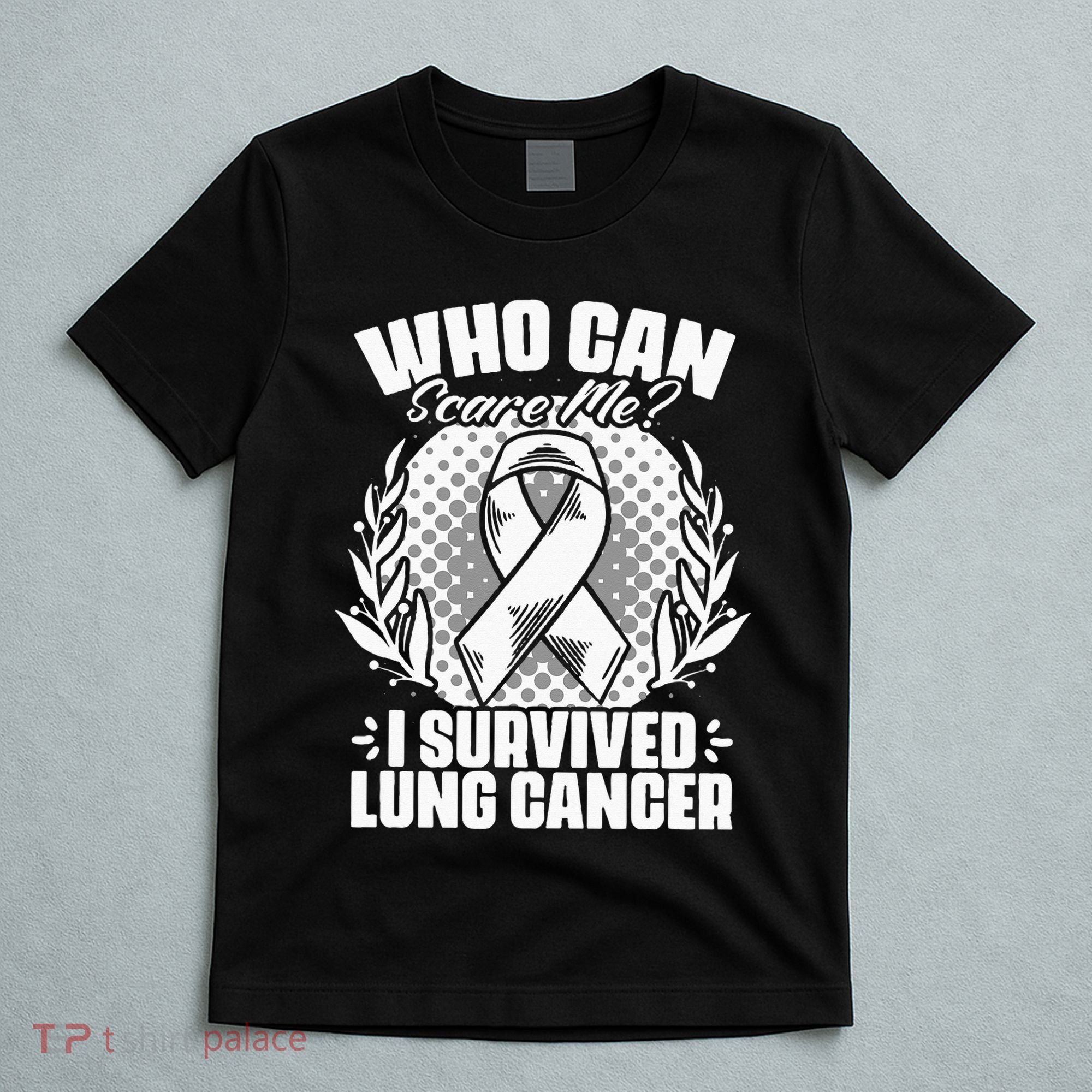 I Survived Lung Cancer Warrior Support Lung Cancer Survivor T-Shirt