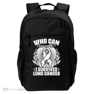 I Survived Lung Cancer Warrior Support Lung Cancer Survivor Backpack