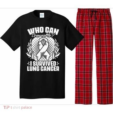 I Survived Lung Cancer Warrior Support Lung Cancer Survivor Pajama Set