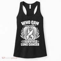 I Survived Lung Cancer Warrior Support Lung Cancer Survivor Women's Tank Top thumb 0