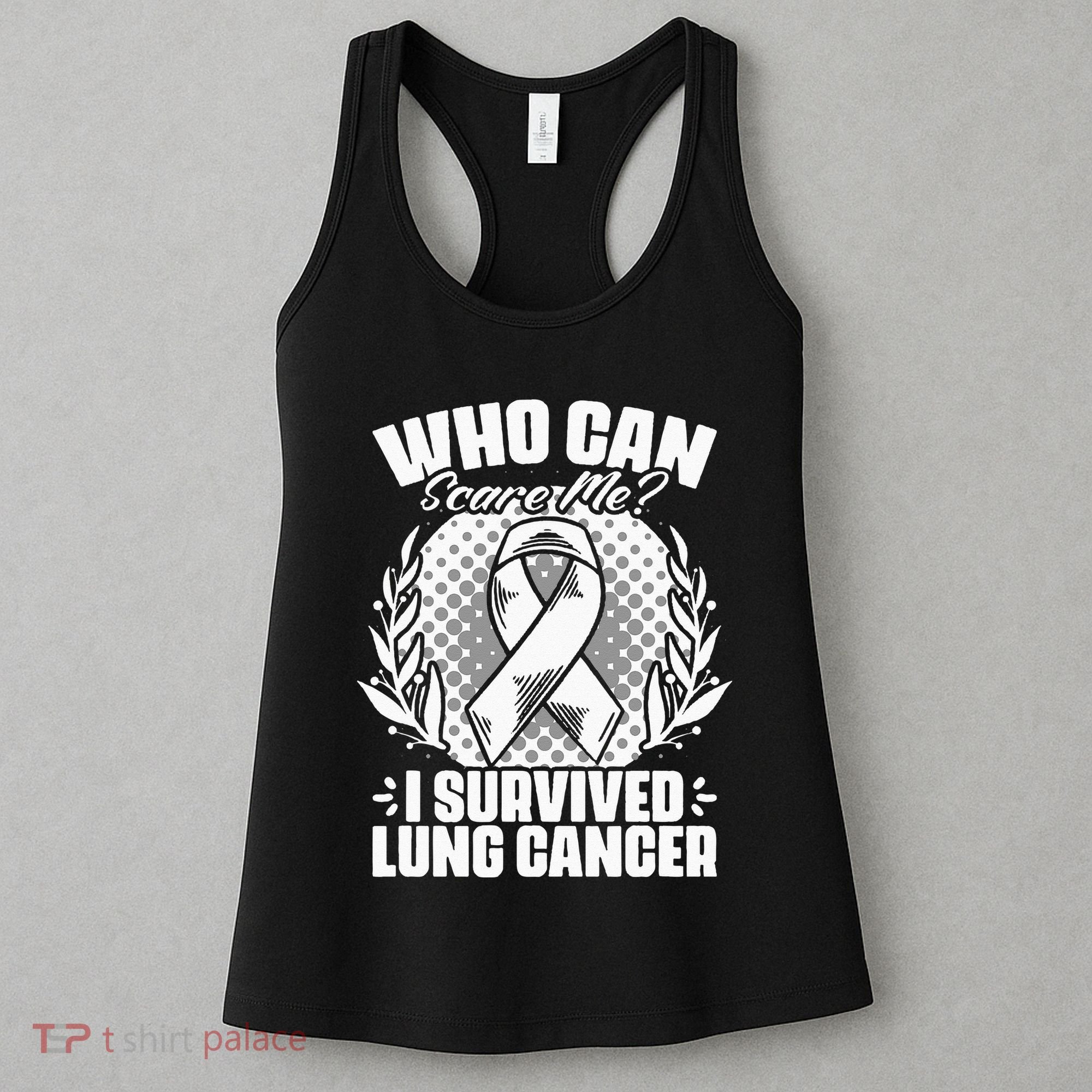 I Survived Lung Cancer Warrior Support Lung Cancer Survivor Women's Tank Top