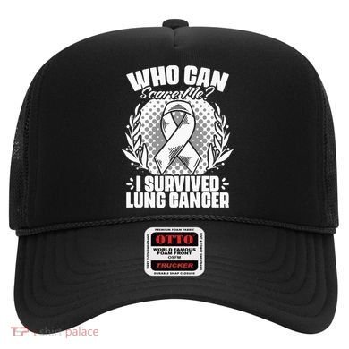 I Survived Lung Cancer Warrior Support Lung Cancer Survivor Hat