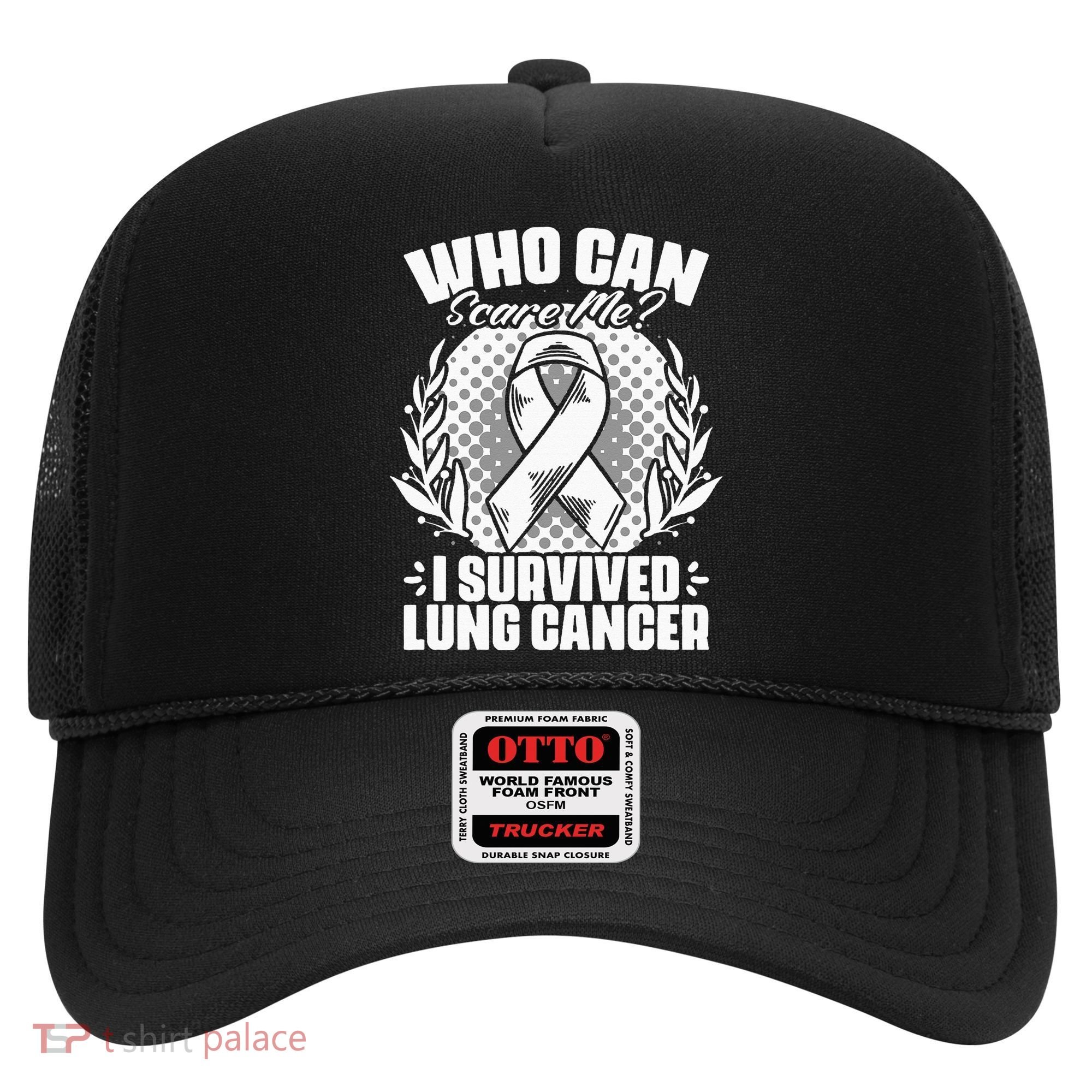 I Survived Lung Cancer Warrior Support Lung Cancer Survivor Hat