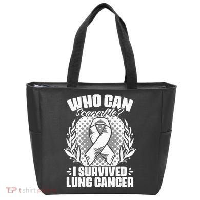 I Survived Lung Cancer Warrior Support Lung Cancer Survivor Tote Bag