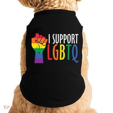 I Support Lgbtq Doggie Tank