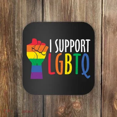 I Support Lgbtq Coaster