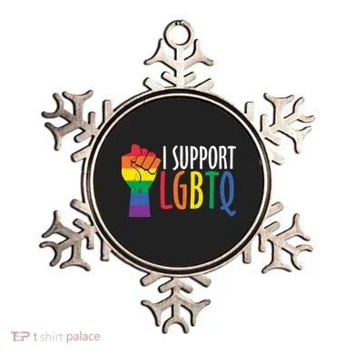 I Support Lgbtq Ornament