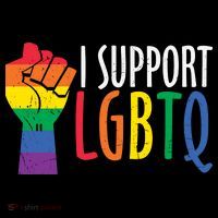 I Support Lgbtq Ornament thumb 1