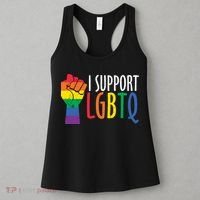 I Support Lgbtq Women's Tank Top thumb 3