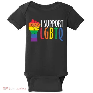 I Support Lgbtq Baby Bodysuit