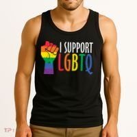 I Support Lgbtq Tank Top thumb 3