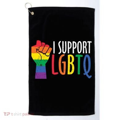 I Support Lgbtq Golf Towel