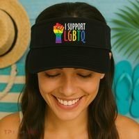I Support Lgbtq Visor thumb 2