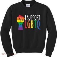 I Support Lgbtq Kids Sweatshirt thumb 0