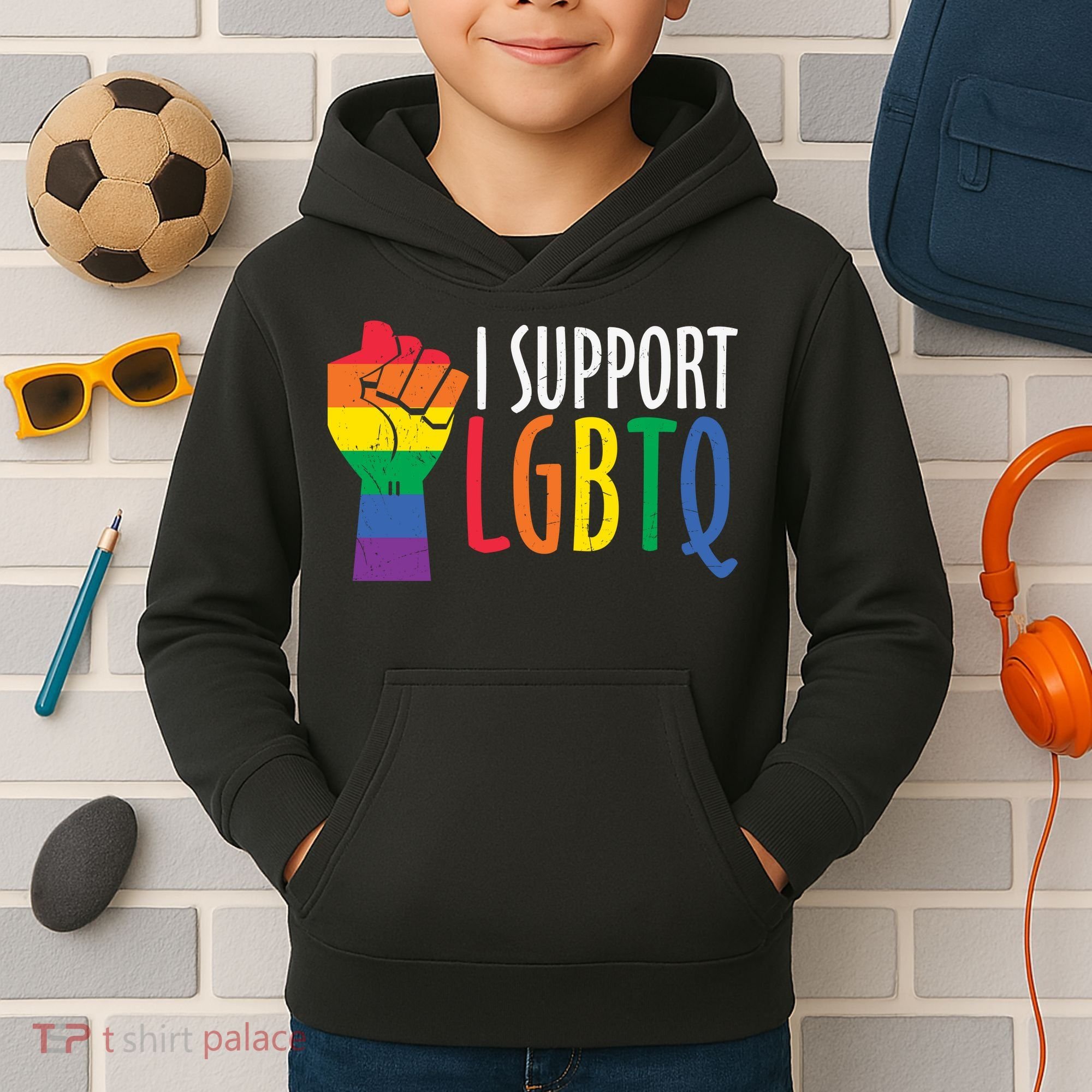 I Support Lgbtq Kids Hoodie