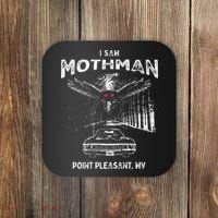I Saw Mothman In Point Pleasant West Virginia Cryptid Coaster thumb 0