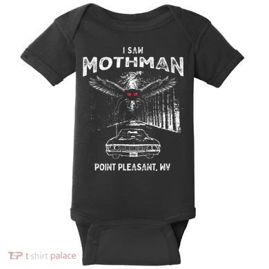 I Saw Mothman In Point Pleasant West Virginia Cryptid Baby Bodysuit