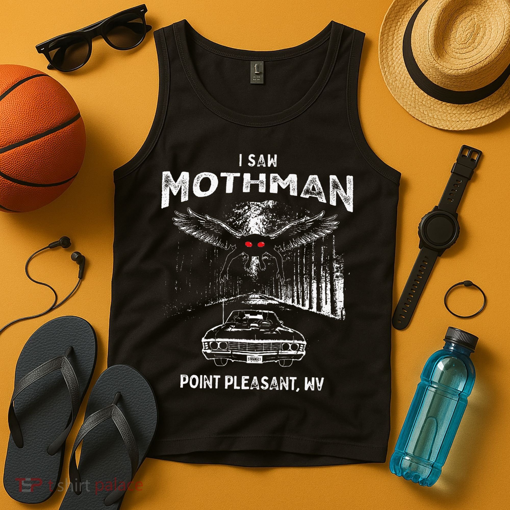 I Saw Mothman In Point Pleasant West Virginia Cryptid Tank Top