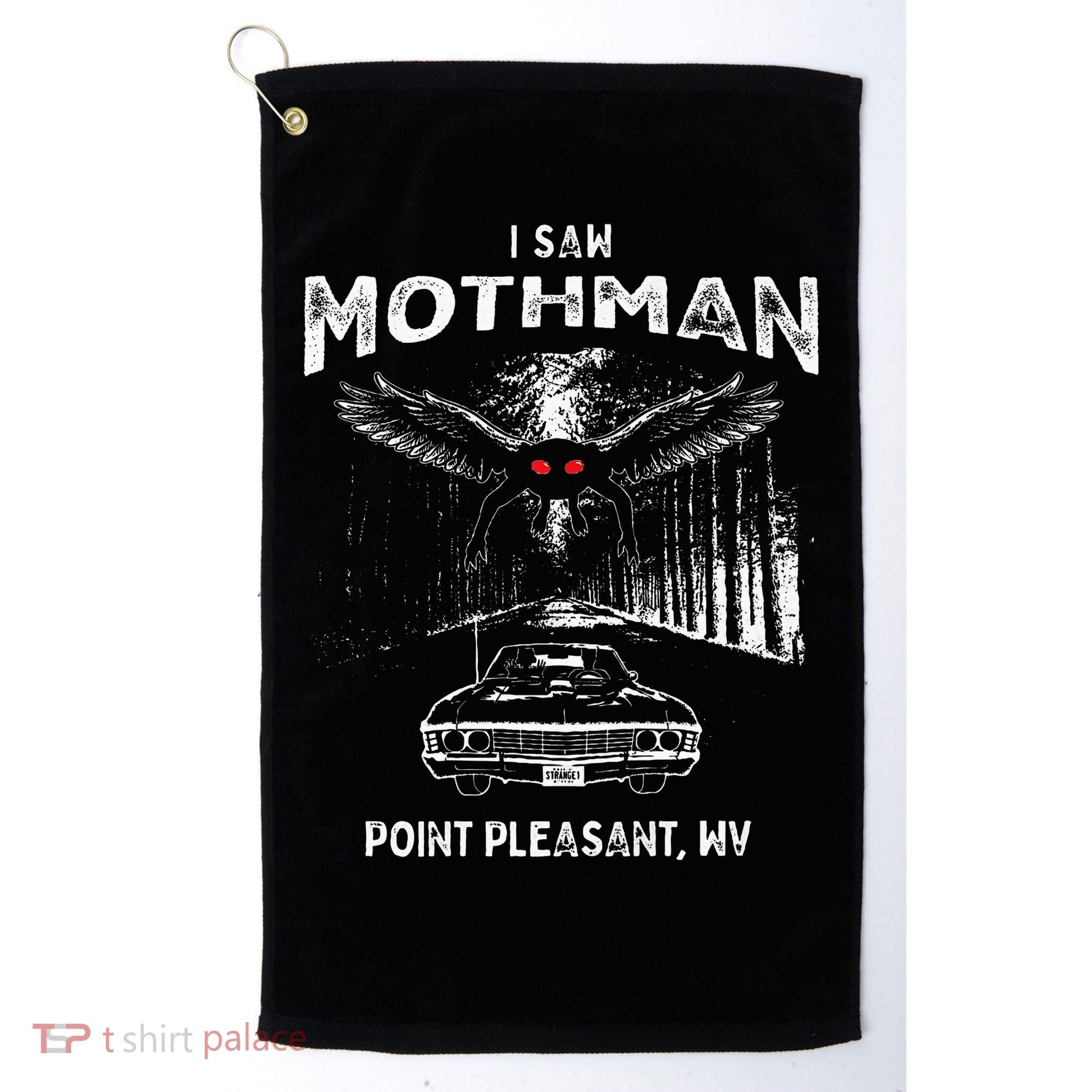 I Saw Mothman In Point Pleasant West Virginia Cryptid Golf Towel
