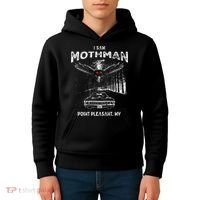 I Saw Mothman In Point Pleasant West Virginia Cryptid Kids Hoodie thumb 4