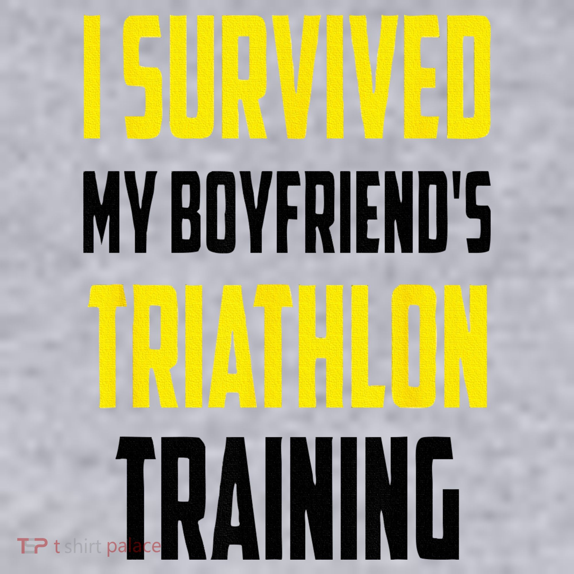 I Survived My BoyfriendS Triathlon Training Triathlete Women's Sweatshirt