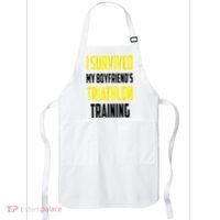 I Survived My BoyfriendS Triathlon Training Triathlete Apron thumb 0