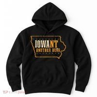 Iowa State Map I Want Another Beer Funny Drinking Hoodie thumb 0