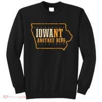 Iowa State Map I Want Another Beer Funny Drinking Sweatshirt thumb 0