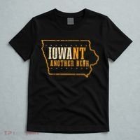 Iowa State Map I Want Another Beer Funny Drinking T-Shirt thumb 5