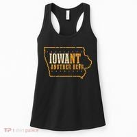 Iowa State Map I Want Another Beer Funny Drinking Women's Tank Top thumb 0