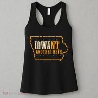 Iowa State Map I Want Another Beer Funny Drinking Women's Tank Top thumb 3